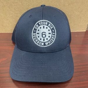 On Your Six Bourbon Whiskey Military Veteran Owned Mesh SnapBack Trucker Hat Cap
